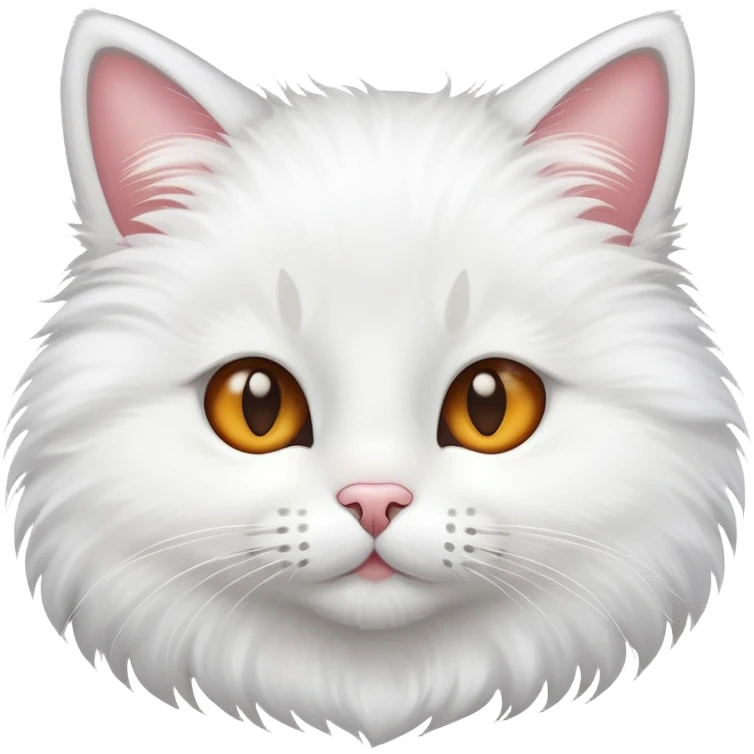 Cute cat face with whiskers emoji