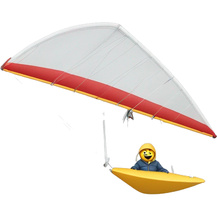 Hang gliding emoji