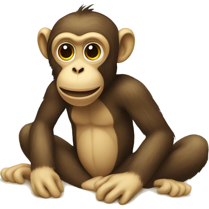 monkey at beach emoji