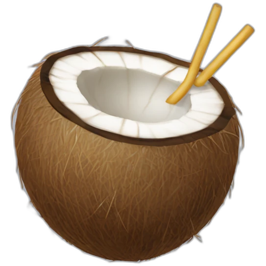 coconut-with-straw emoji
