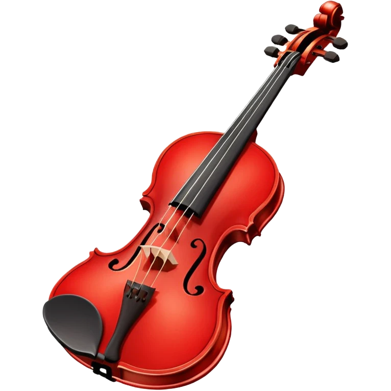 simple red violin emoji