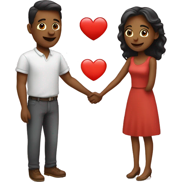 A couple in love emoji