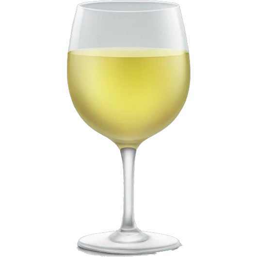 White wine in cup emoji