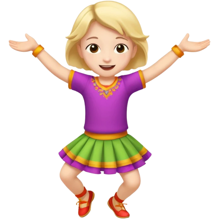 طفل يرقص متحركة emoji