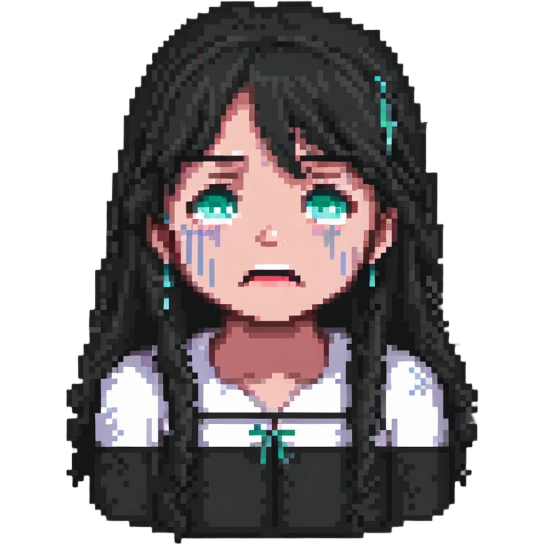 crying girl emoji