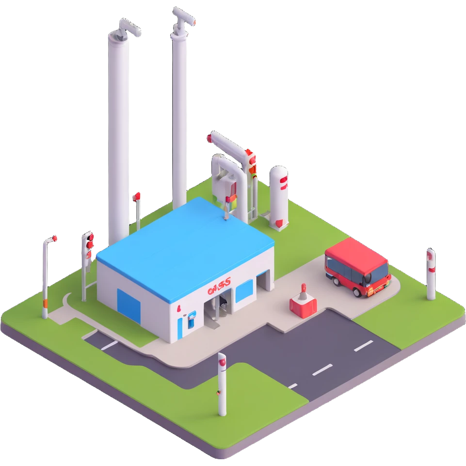 gas distribution station emoji