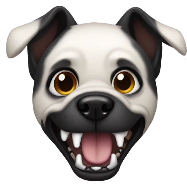 dog with a venom costume emoji