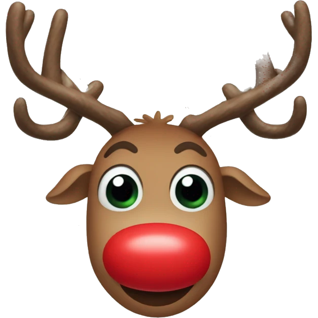 Red Nosed Reindeer emoji