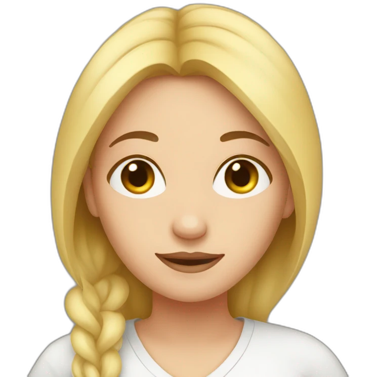 white woman planning pregnancy emoji