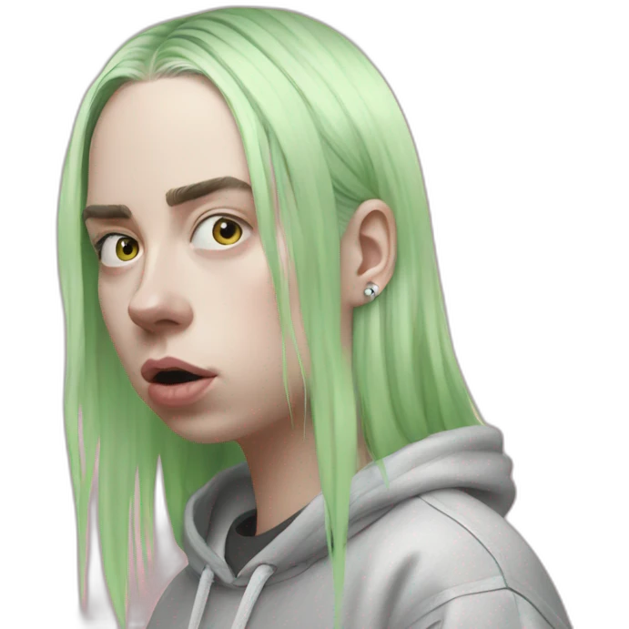 billie eilish calling phone emoji