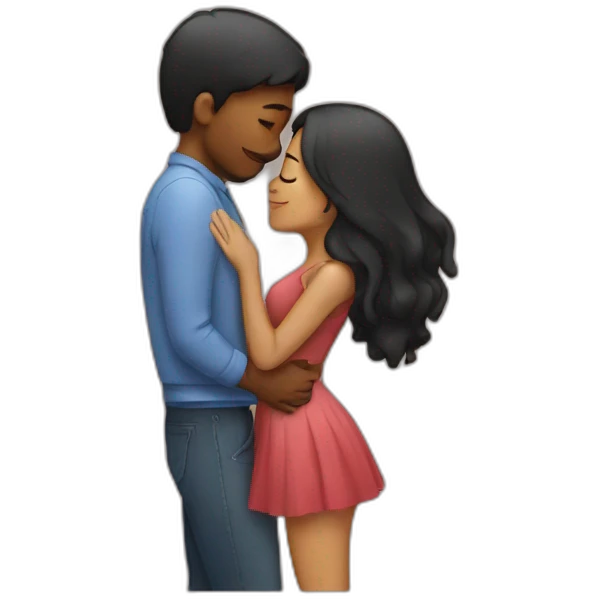 Kissing Girlfriend  emoji