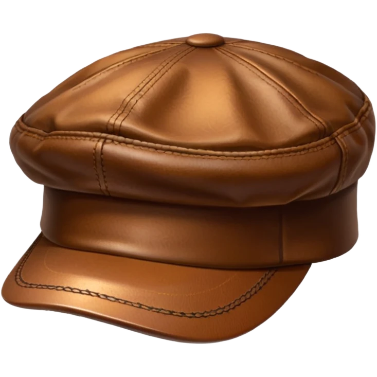 brown cap emoji