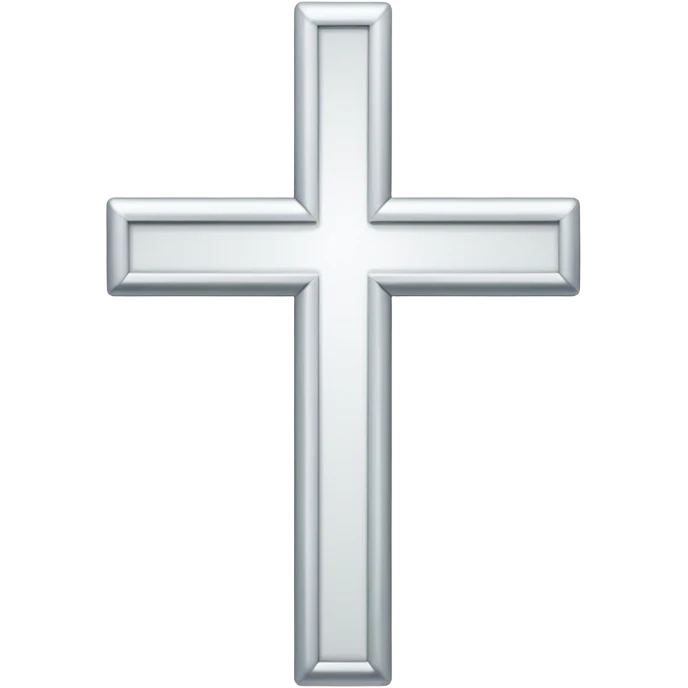 white cross  emoji