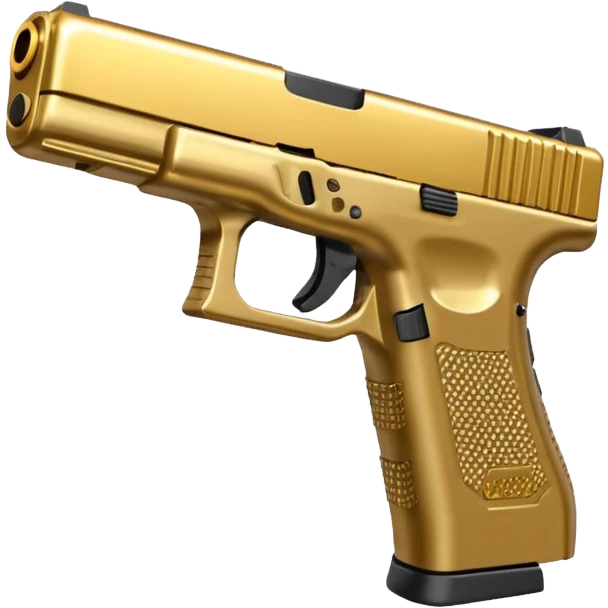 Gold Glock 19 emoji