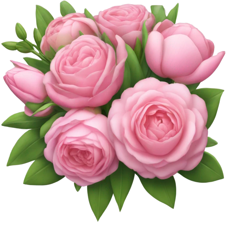 Pink flower bouquet  emoji