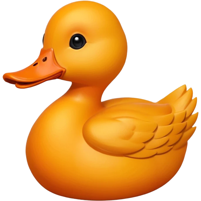 A creepy duck  emoji