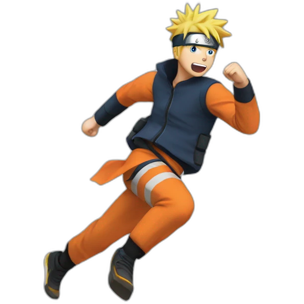 naruto running emoji