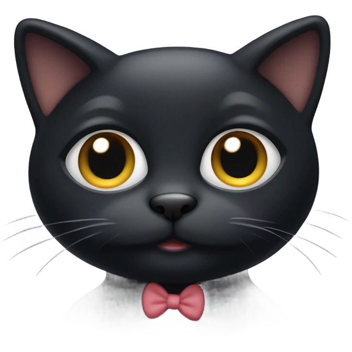 cute-chubby-fluffy-black-cat emoji