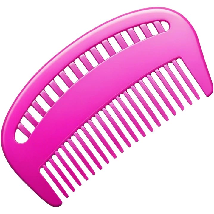 comb pink emoji