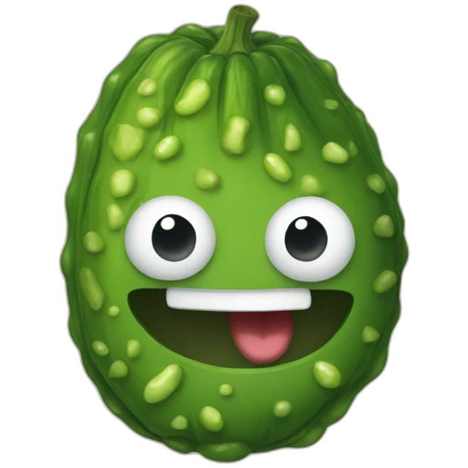 green-pickle emoji