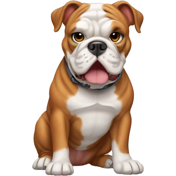 red english bulldog  emoji