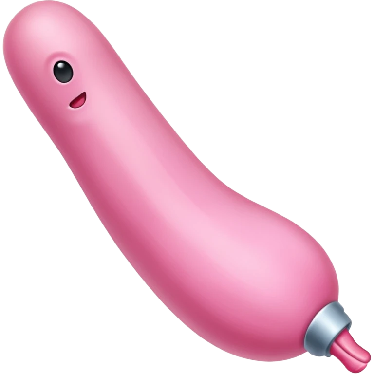 Реалистичный член с головкой розового цвета emoji