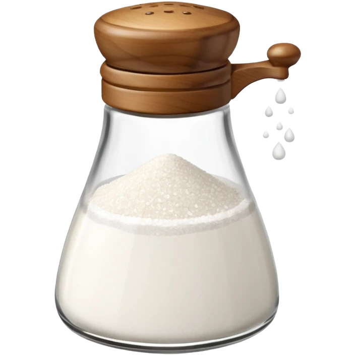 a salt shaker sprinkling salt emoji