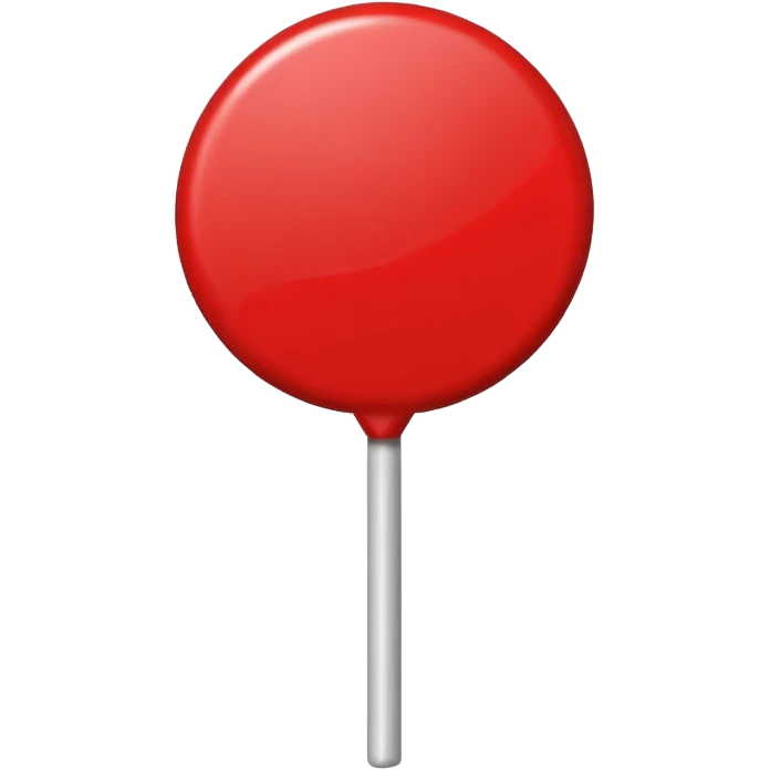 single color roind lollipop emoji
