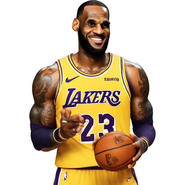 Lebron james qui mange emoji