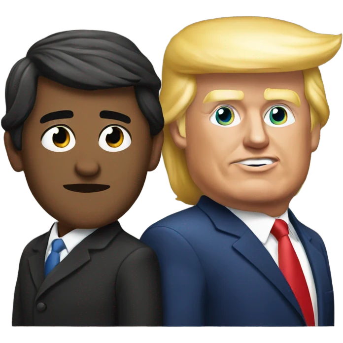 Trump with Al emoji