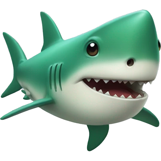 green shark emoji
