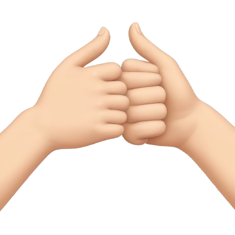 Pinky promise emoji
