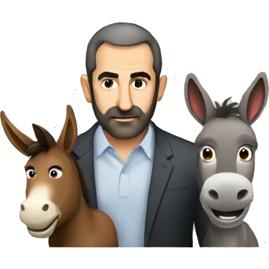 Pashinyan and Donkey emoji