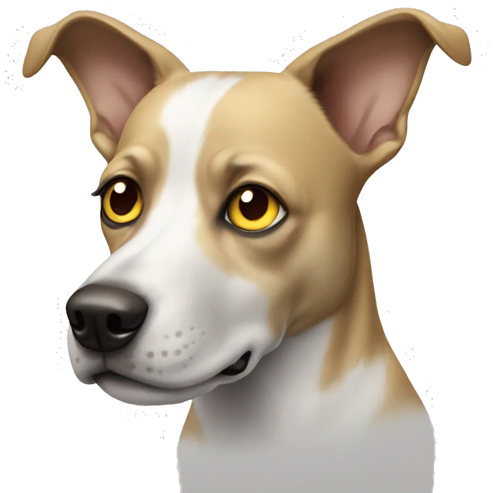 yellow eyed dog  emoji