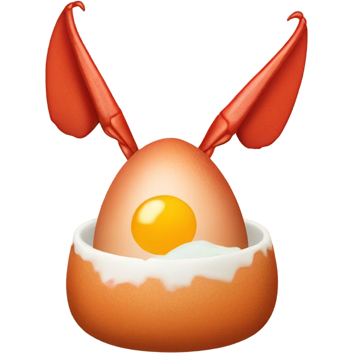 Bunny egg lobster mix emoji