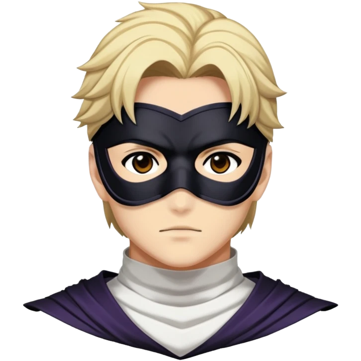 masked character Cid Kagenou from The Eminence in Shadow anime emoji