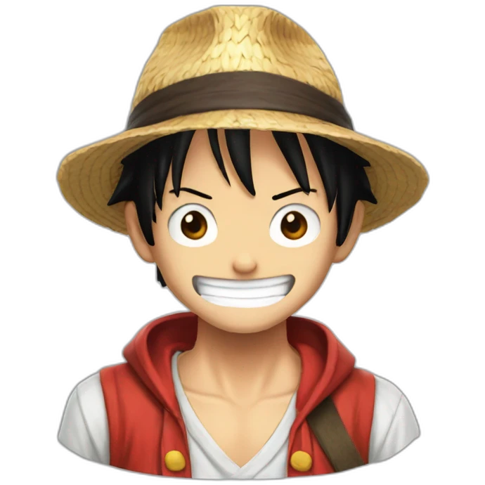 Luffy realiste emoji