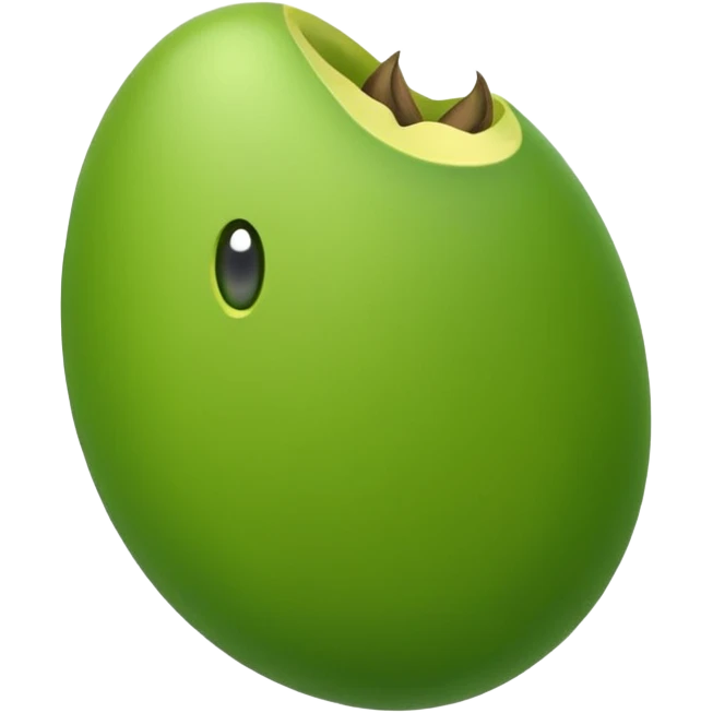 green seed emoji