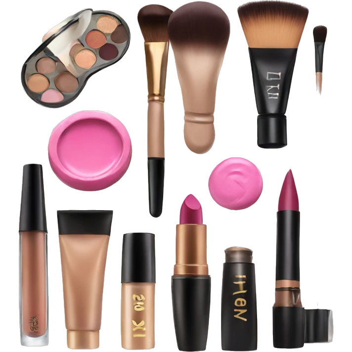 High end makeup products  emoji