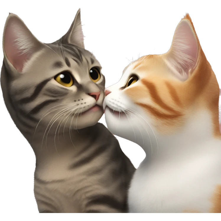 kiss cats emoji