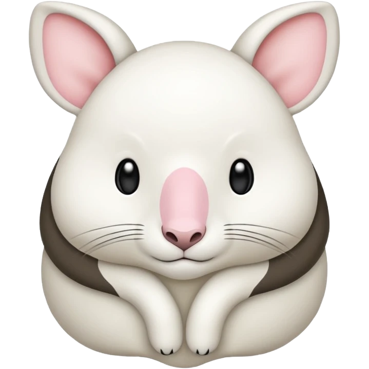 GENERATE ME A MOMONGA WHITE ANIMAL  FROM CHIIKAWA emoji