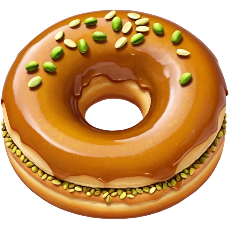 Donuts pistachios emoji
