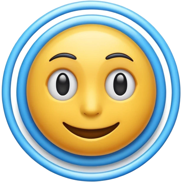 iOS-style 3D emoji: three curved lines radiating outward emoji