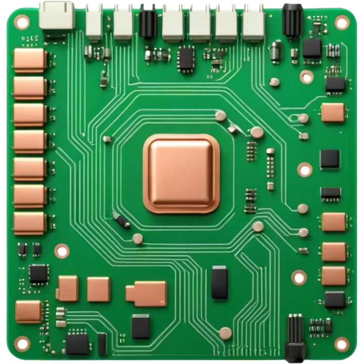 motherboard 3D oblique view emoji