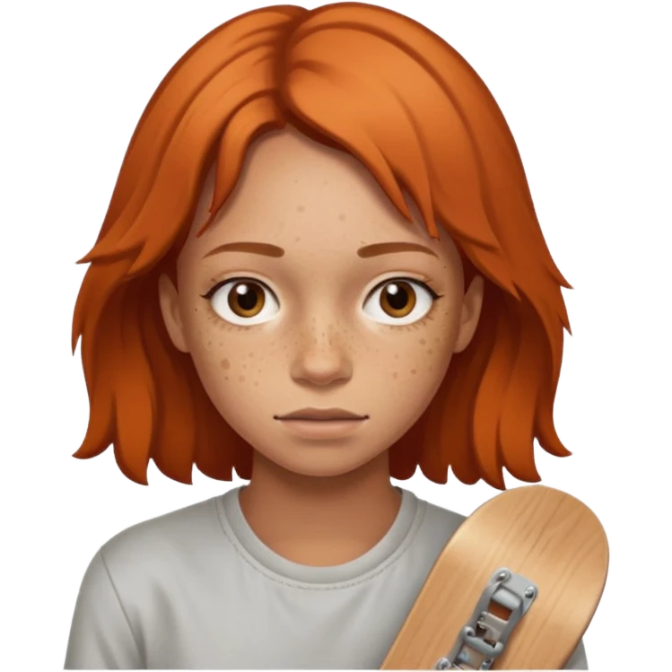 skateboarder girl mugshot emoji