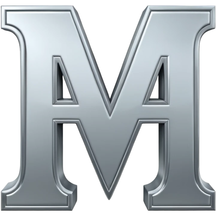 intertwining of two letters M and O emoji