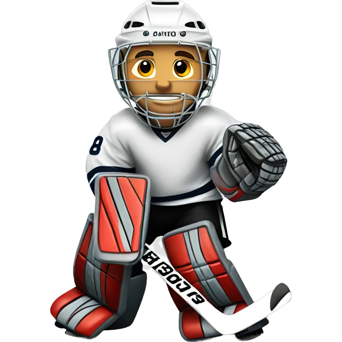 Hockey goalie emoji