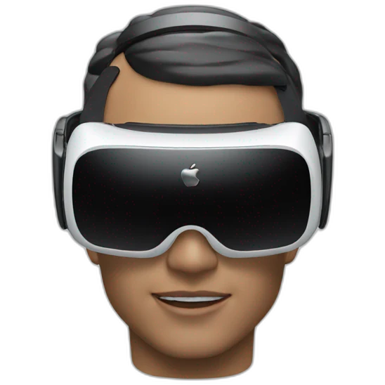 Apple mixed reality headset emoji