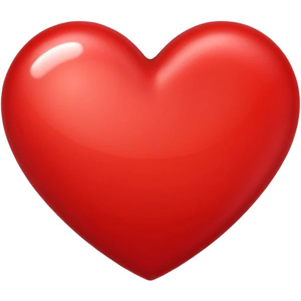 Real heart emoji