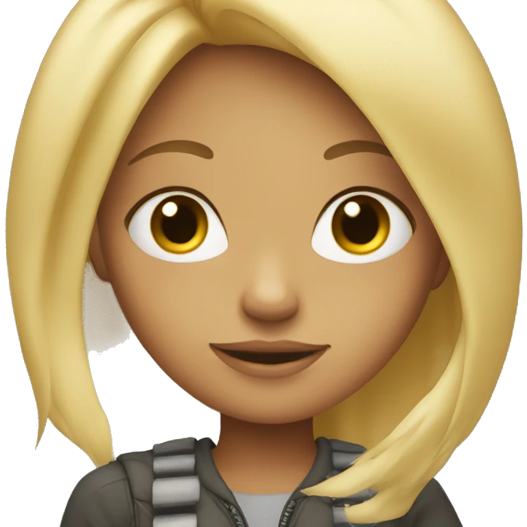 blond girl emoji